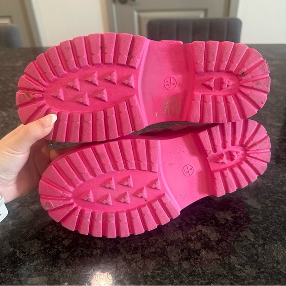 Free People Women's Karlie Buckle Clog Pink Size 6 - Picture 6 of 7